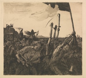 Aufruhr - Emeute - Käthe Kollwitz 1899 - Exposition Soulèvements au Jeu de Paume